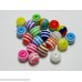 PANDA SUPERSTORE 100 PCS Round Candy Beads Large Beads for Kids Easy Craft 10MM B00KIK1G64